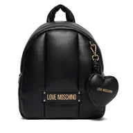 Torebki damskie - Plecak LOVE MOSCHINO JC4324PP0NKM100A Czarny - miniaturka - grafika 1