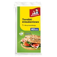 Folia, papier śniadaniowy, serwetki - Torebki śniadaniowe papierowe 40 sztuk Jan Niezbędny - miniaturka - grafika 1