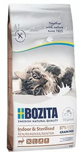 Bozita Grainfree Indoor & Sterilised renifer 2 kg - Sucha karma dla kotów - miniaturka - grafika 1