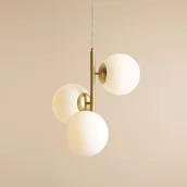 Lampy sufitowe - Fin M lampa wisząca 3-punktowa mosiądz 1120E40_M - miniaturka - grafika 1