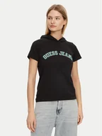 Koszulki i topy damskie - Guess T-Shirt W5GP28 J1314 Czarny Regular Fit - miniaturka - grafika 1