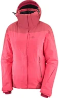 Kurtki i kamizelki sportowe damskie - Salomon Kurtka Salomon Icerocket W Calypso Coral C12152 - miniaturka - grafika 1
