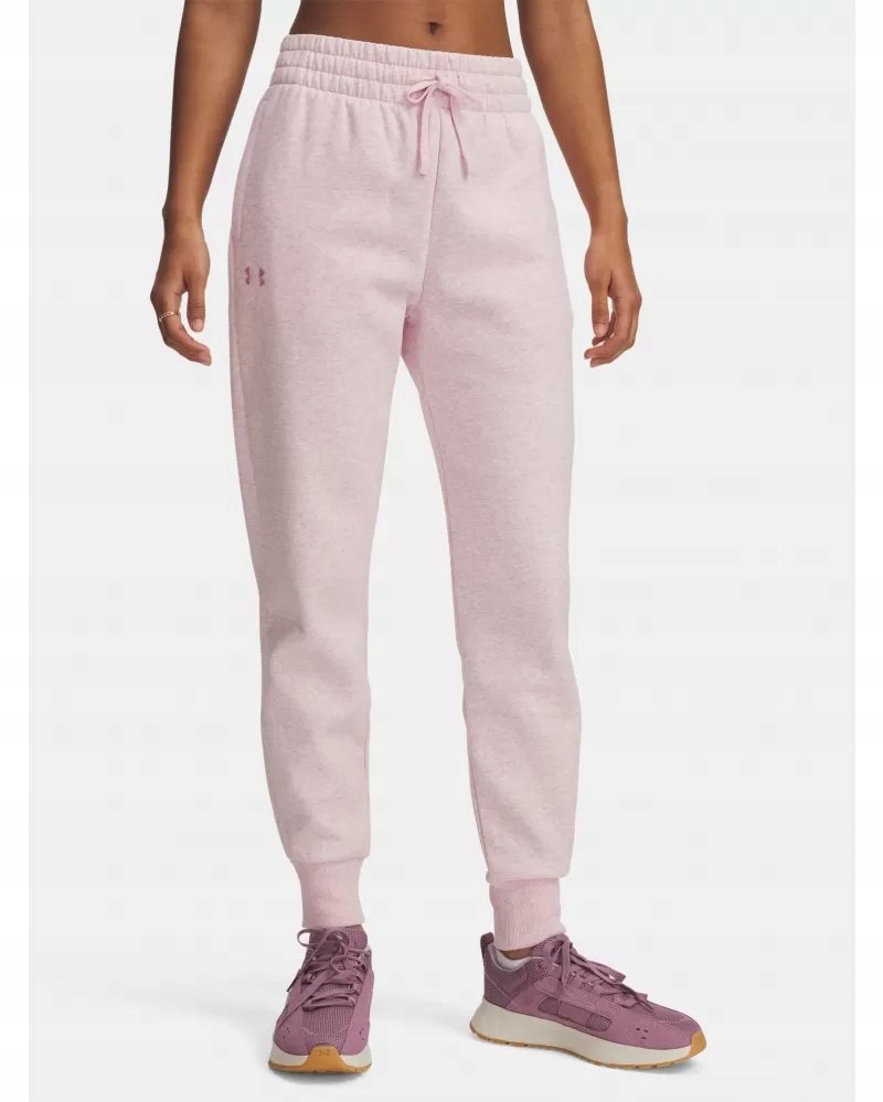 SPODNIE DAMSKIE DRESOWE UNDER ARMOUR JOGGERY BAWEŁNIANE RIVAL FLEECE L