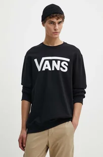 Vans bluza bawełniana męska kolor czarny z nadrukiem VN000JSFY281 - Bluzy męskie - miniaturka - grafika 1