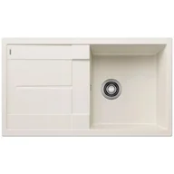 Zlewozmywaki - Zlewozmywak granitowy BLANCO Metra 5 S Silgranit Delikatny biały 527110 - miniaturka - grafika 1