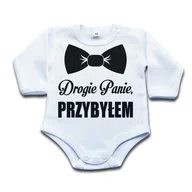 Body dla niemowląt - Body - Drogie Panie, PRZYBYŁEM - 62 dł - miniaturka - grafika 1