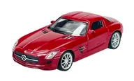 Samochody i pojazdy dla dzieci - WELLY MERCEDES-BENZ SLS AMG CZERWONY 1:43 44033 - miniaturka - grafika 1