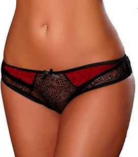 Provocative PR4588 małe/średnie czerwone/czarne stringi z pasją - Majtki damskie - miniaturka - grafika 1