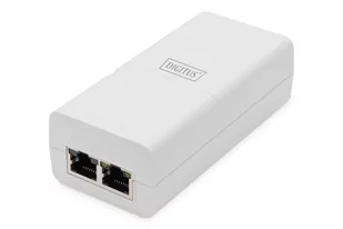 Zasilacz/Adapter PoE+ 802.3at max. 52V 30W Gigabit aktywny DN-95132 - Adaptery i przejściówki - miniaturka - grafika 1
