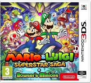 Mario & Luigi: Superstar Saga+Bowser's Minions - Gry Nintendo 3DS - miniaturka - grafika 1