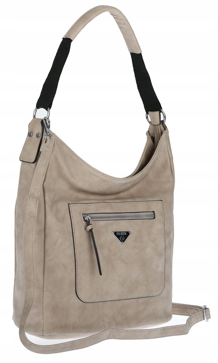 Torebka Damska Listonoszka Worek Shopper na Ramię Miejska YD1067 Milk White