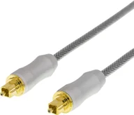 Kable komputerowe i do monitorów - Kabel Deltaco High End Toslink kabelis optinis skaitmeninio garso kabelis, 3 m, juodas / TOTO-13-K / R00190003 - miniaturka - grafika 1