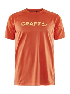 Craft Koszulka funkcyjna "Core Unifyogo" w kolorze pomarańczowym - Koszulki sportowe męskie - miniaturka - grafika 1
