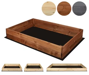 Skrzynia na warzywa XP06 /18x103x80 cm/ Brązowa / Wamar-Sosenka - Pozostałe akcesoria do uprawy roślin - miniaturka - grafika 1