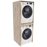 Szafki łazienkowe - Szafka nad pralkę i na suszarkę TS artisan szafka łazienkowa słupek regał - miniaturka - grafika 1