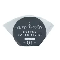 Akcesoria i części AGD - Filtry do HARIO Pegasus V60-01 100szt. - BIAŁE - miniaturka - grafika 1