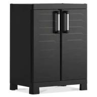 Skrzynie ogrodowe - KETER Szafa Detroit Low czarna 963510) - miniaturka - grafika 1