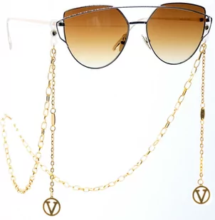 ŁAŃCUSZEK DO OKULARÓW ZAWIESZKA OZDOBA ZŁOTY - Łańcuszki - miniaturka - grafika 1