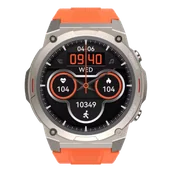 Smartwatch - HiFuture FutureGo Mix2 Pomarańczowy - miniaturka - grafika 1