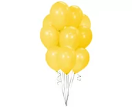 Balony i akcesoria - Balony Beauty&Charm, pastelowe żółte 12"/ 10 szt. - miniaturka - grafika 1