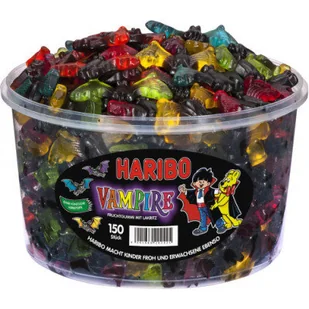 Haribo, żelki lukrecjowe Vampire, 150 sztuk - Żelki - miniaturka - grafika 1