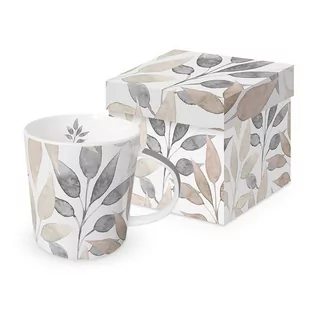 Liście Skandynawskie Kubek Porcelanowy w Ozdobnym Pudełku 350 ml - Kubki - miniaturka - grafika 1