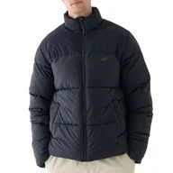 Kurtki męskie - Kurtka 4F WAW24TDJAM48520S - czarna - miniaturka - grafika 1