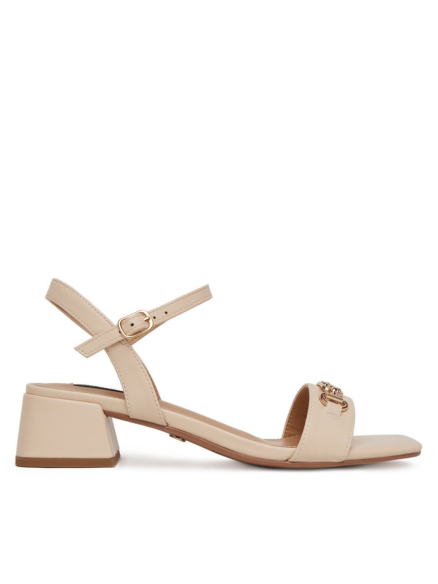 Nine West Sandały Damskie Beżowy R23SS00452