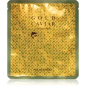Maseczki do twarzy - Holika Prime Youth Gold Caviar Gold Foil Mask maseczka do twarzy z cząsteczkami złota - miniaturka - grafika 1