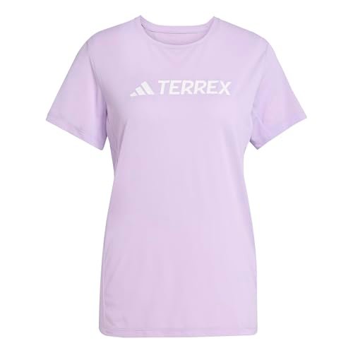 adidas dames Terrex Multi CLIMACOOL Logo Tech T-shirt, powder plum, M