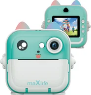 Aparaty natychmiastowe - Maxlife aparat fotograficzny dla dzieci MXPC-100 Niebieski - miniaturka - grafika 1