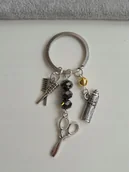 Breloki - Brelok Fryzjerski Fryzjer Nożyczki Pasja Gadżet - miniaturka - grafika 1