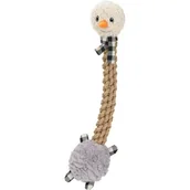 Zabawki dla psów - AniOne XMAS Bałwan z szyją z liny XL - miniaturka - grafika 1