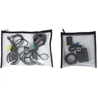 Torby fotograficzne i futerały - Porta Brace Zestaw toreb przezroczystych na akcesoria (2szt) - miniaturka - grafika 1