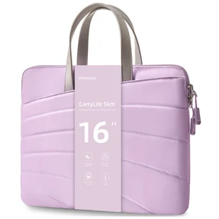 INNOSTYLE DAMSKA TORBA NA LAPTOPA 15 6 16 WODOODPORNA CARRYLITE FIOLETOWA - Torby na laptopy - miniaturka - grafika 1