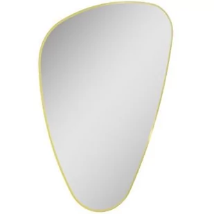 Elita Sharon lustro 65x100 cm z oświetleniem LED rama złoty mat 168504 - Lustra - miniaturka - grafika 1