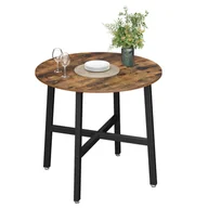 Ławy i stoliki kawowe - Stolik kuchenny rustykalny LOFT 80 cm - miniaturka - grafika 1