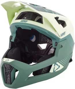Leatt Leatt MTB 4.0 Enduro Helmet, zielony/biały 59-63cm 2022 Kaski MTB LE-HLT-2130/2303/L - Kaski rowerowe - miniaturka - grafika 1