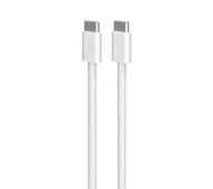 Kable USB - Puro USB-C do USB-C 60W 1,5m Biały - miniaturka - grafika 1