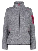 Kurtki damskie - CMP Kurtka polarowa w kolorze szarym - miniaturka - grafika 1