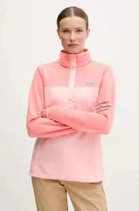 Columbia bluza sportowa Benton Springs kolor różowy wzorzysta 2085651 - Bluzy damskie - miniaturka - grafika 1