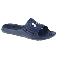 Klapki i japonki męskie - Klapki Under Armour Locker Iv Sl M 3023758-401 granatowe - miniaturka - grafika 1