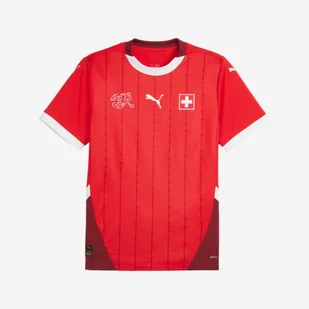 Męska, domowa koszulka reprezentacji Szwajcarii w piłce nożnej 2024 PUMA - Koszulki sportowe męskie - miniaturka - grafika 1