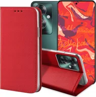 Etui i futerały do telefonów - Hello Case ETUI Z KLAPKĄ DO OPPO RENO 11F 5G CZERWONE ZAMYKANE MAGNETYCZNE KABURA FLIP - miniaturka - grafika 1