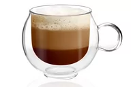 Szklanki - Szklanka z podwójnym dnem AMO przezroczysty, 8,5x8, 220, szkło borowokrzemowe - miniaturka - grafika 1