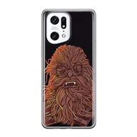 Etui i futerały do telefonów - ERT GROUP etui na telefon Oppo FIND X5 PRO, case oryginalny i oficjalnie licencjonowany przez Star Wars, wzór Chewbacca 007, optymalnie dopasowane, plecki z TPU - miniaturka - grafika 1