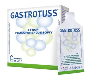 Vitamed Gastrotuss syrop przeciwrefluksowy 20 saszetek po 20 ml 9099349 - Układ pokarmowy - miniaturka - grafika 1