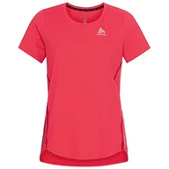 Koszulki i topy damskie - ODLO Damska koszulka Zeroweight Chill-tec, Paradise Pink, M - miniaturka - grafika 1