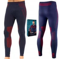 Spodnie narciarskie - Spodnie Męskie Termoaktywne Długie Sportowe Szybkoschnące Brubeck Dry - Xl - miniaturka - grafika 1