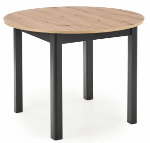 Dębowy okrągły stół rozkładany D3-N32 - Stoły - miniaturka - grafika 1
